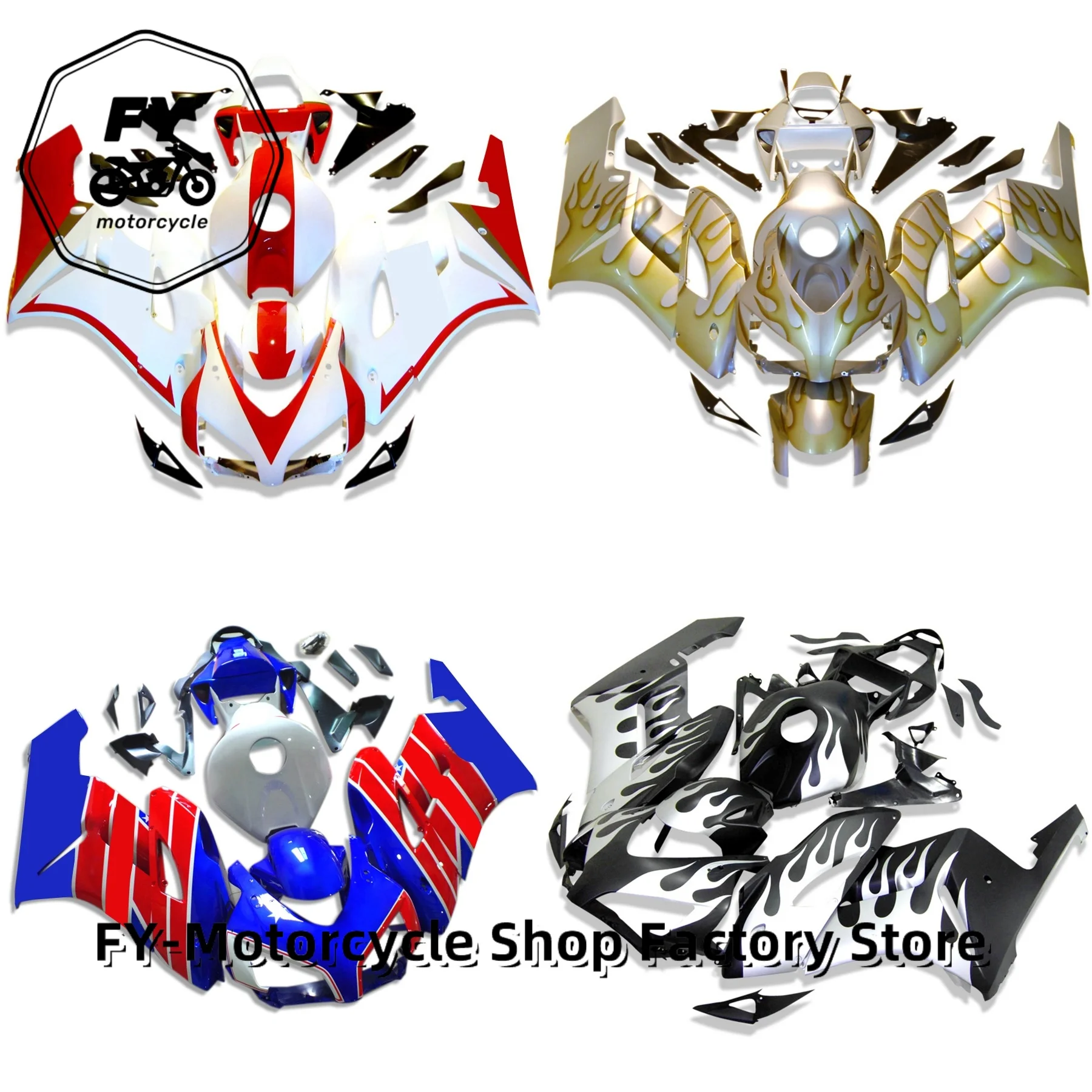 ABS Injection Full Fairing Set For CBR 1000 RR 2004 2005 SC57 Fireblade Motorcycle Whole Body Cowl Replacement Fairings Kit