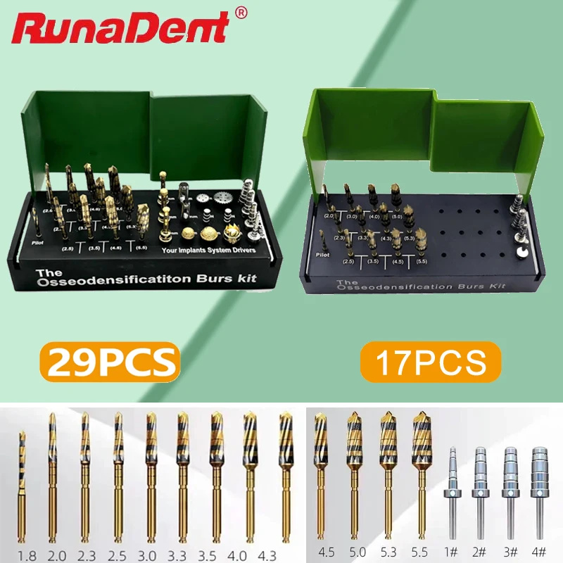 

Dental Implant System Drivers Osseodensification Burs Drills Implant Maxillary Sinus Lift Kit Dental Tools