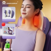 Jinkairui Neck and Shoulder Kneading Massage Pillow Cervical Massager Trapezius Muscle Kneading Massage Pillow