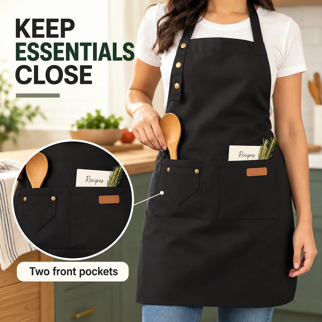 Aprons with adjustable neck st - Home Cooking Chef review and price