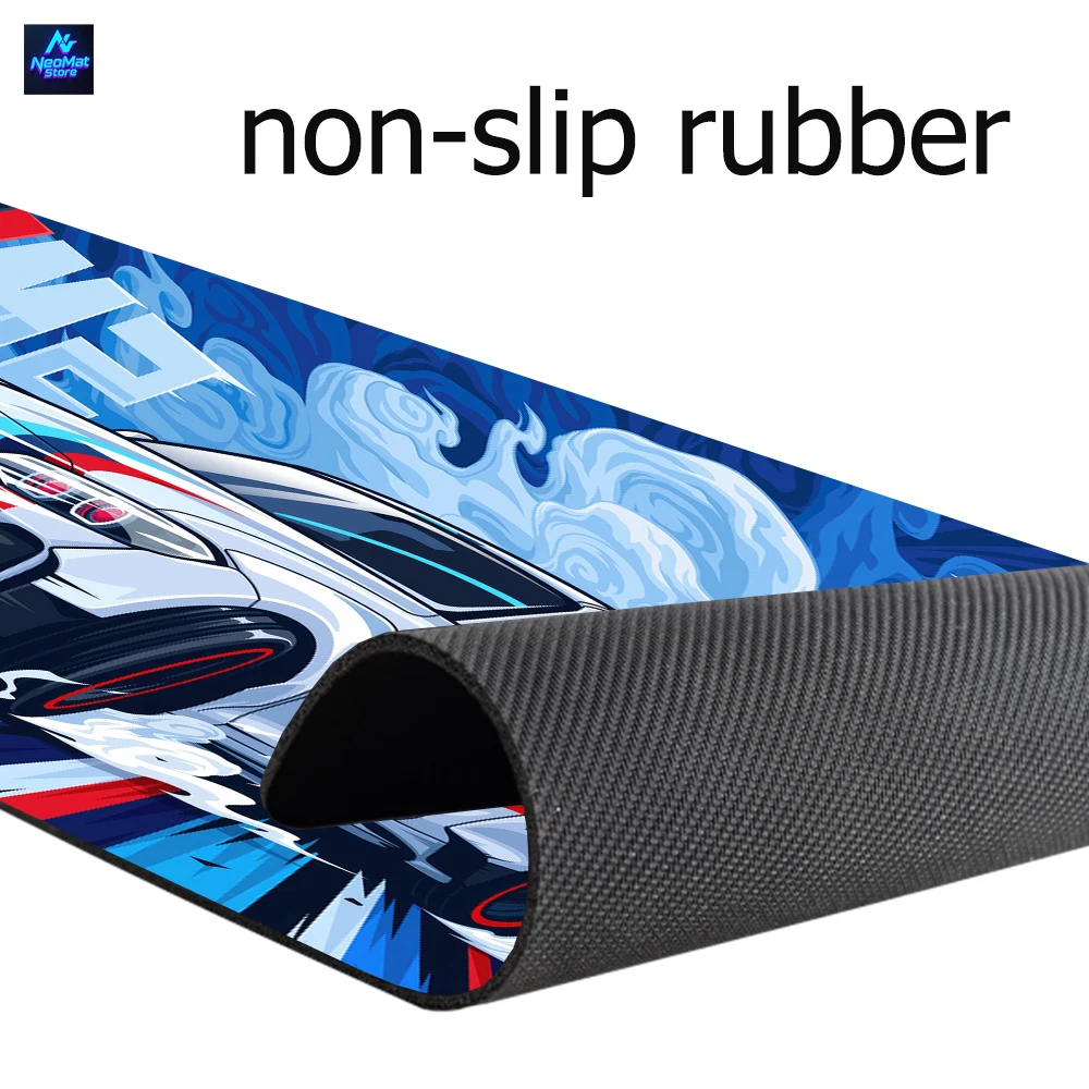 M2 Racing Style Mouse Pad 80x30cm Laptop Rubber Drift Art Red Desk Mat Desktop Swirl Nonslip Mousepad Gamer Gaming Mats Mousepads