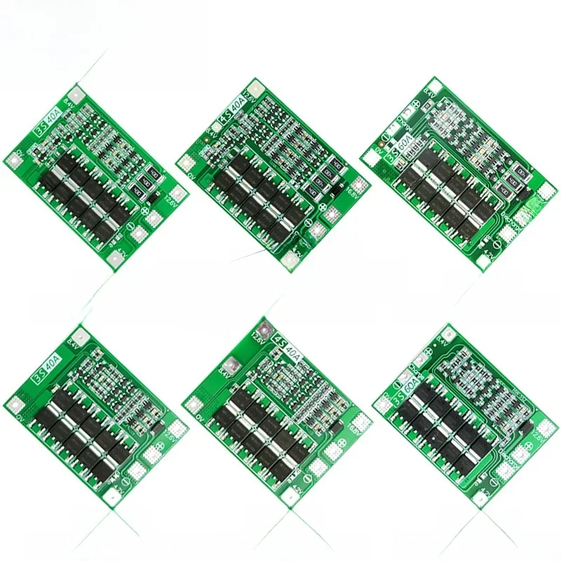 3S/4S 40A 60A Li-ion ładowarka do akumulatora litowego płyta ochronna 18650 BMS do silnika wiertarki 11.1V 12.6V/14.8V 16.8V wzmocnienie/bilans — zdjęcie 2