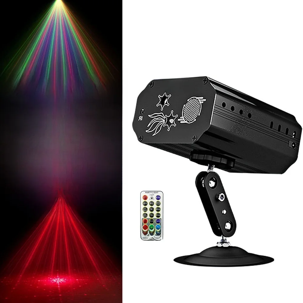 Party Light Dj Disco Lights LED Strobe Stage Light Sound Activated RGB LED Lighting With Remote Control for Wedding Club Show