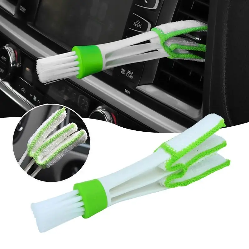 1/2/5PCS Car Air Conditioner Cleaning Multipurpose Car Radiator Interior Cleaning Brushes Tools Auto Detailing Wipe Accessories