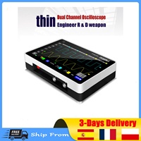 FNIRSI-1013D Digital Oscilloscope 100MHz 1GS/s, Dual Channel Mini Tablet Design, CE Certified Portable Oscilloscope for Electron