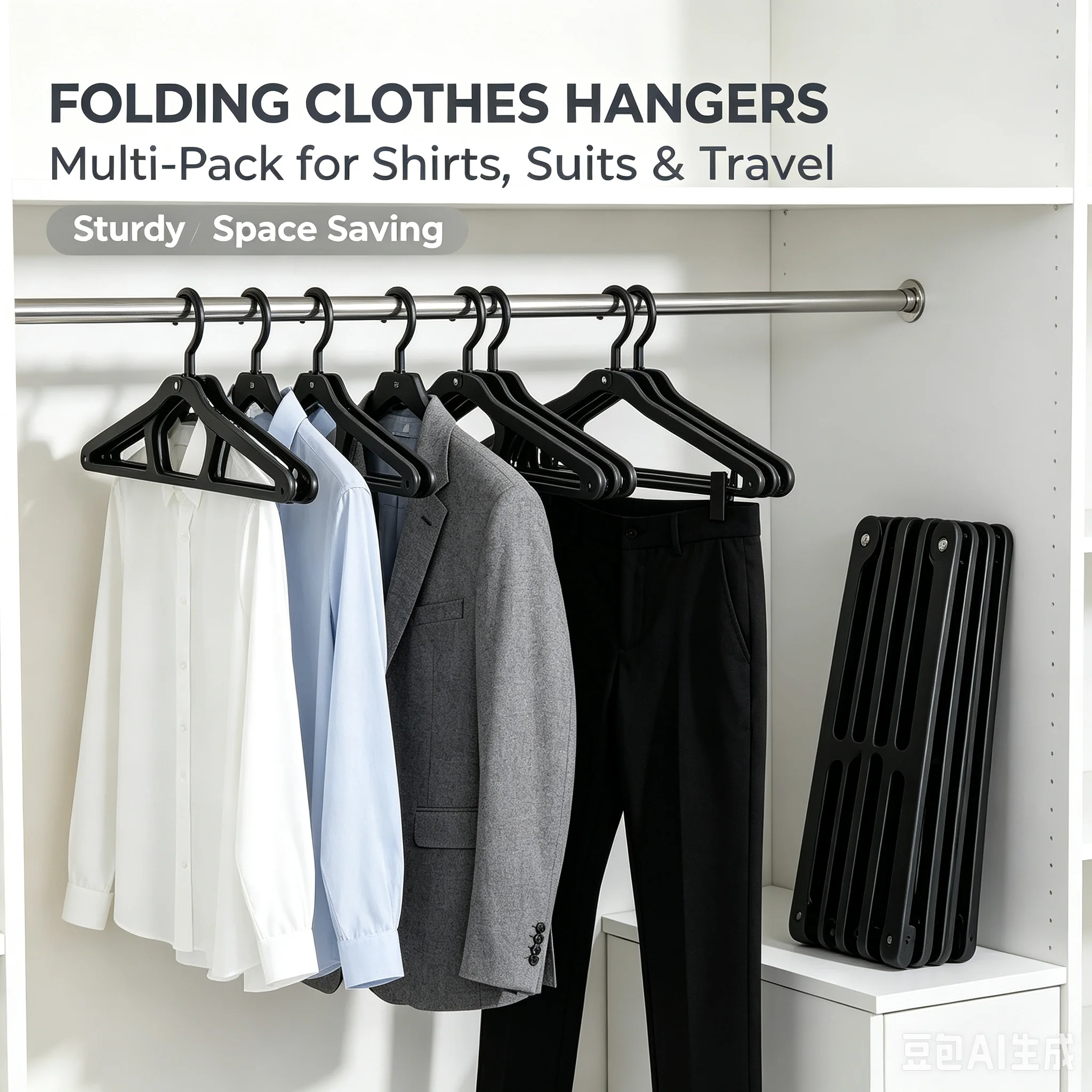 ไม้แขวนเสื้อพกพา 10 ชิ้น อุปกร - Travel Accessories Essentials บทวิจารณ์และราคา