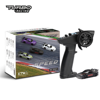 Turbo Racing 1:76 C74 On Road RC Car Radio Full Proportional Remote Control Toys RTR Kit For Kids and Adults