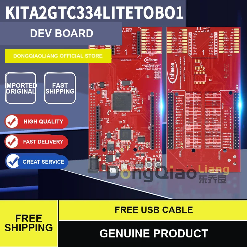 For the KITA2GTC334LITETOBO1 AURIX TriCore Evaluation Board KIT_A2G_TC334_LITE
