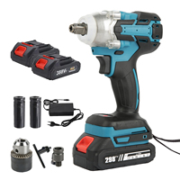 520NM Brushless Electric Impact Wrench Rechargeable Wrench 1/2\