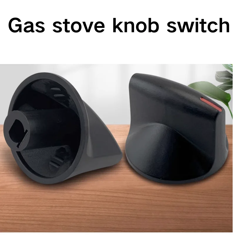 Interruptor de encendido para estufa de gas, 2 piezas, perilla de plástico, apertura de 8mm, accesorios universales para estufa, grado anti-cero