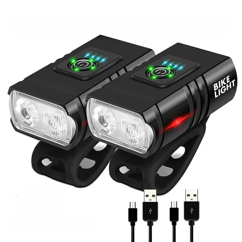 AliExpress KDULIT Bicycle Light 2T6 LED Front USB Rechargeable Mountain Bicycle Lamp 1000LM Bike Headlight Flashlight