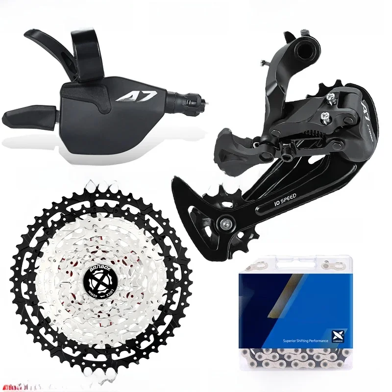 AliExpress LTWOO A7 1x10 Speed MTB Groupset Shift Lever Rear Derailleur X10 Chain 11-42/46/50T Cassette 10V Derailleur Set