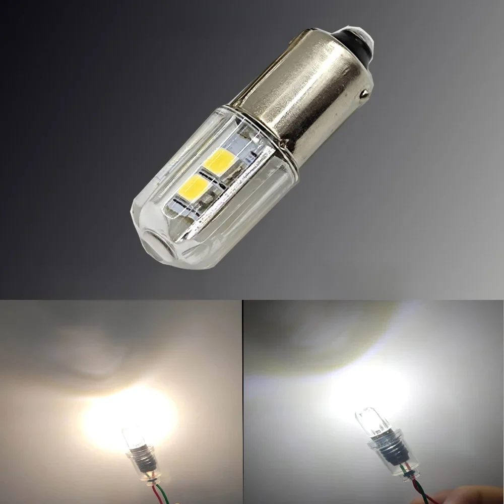 2PCS BA9S T4W Żarówka samochodowa LED T2W T3W H5W Wewnętrzne oświetlenie tablicy rejestracyjnej LED DC12V 12913 12910 12929 BA9 57 756 1816 1891 — zdjęcie 2