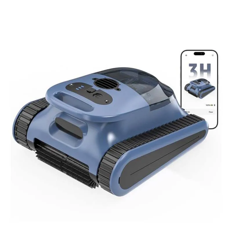 Robot aspirateur de piscine sans fil Seauto, capable de grimper aux parois, aspiration puissante de 45000 Pa pour piscines hors sol et enterrées jusqu'à 2000 pieds carrés. ft.