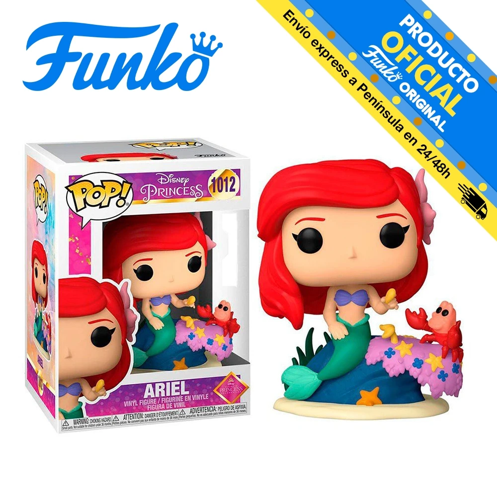 Funko Pop! Disney Ultimate Princess - Ariel, 54742, 1195, original, toys, boys, girls, gifts, collector, dolls, shop, box, new, official license