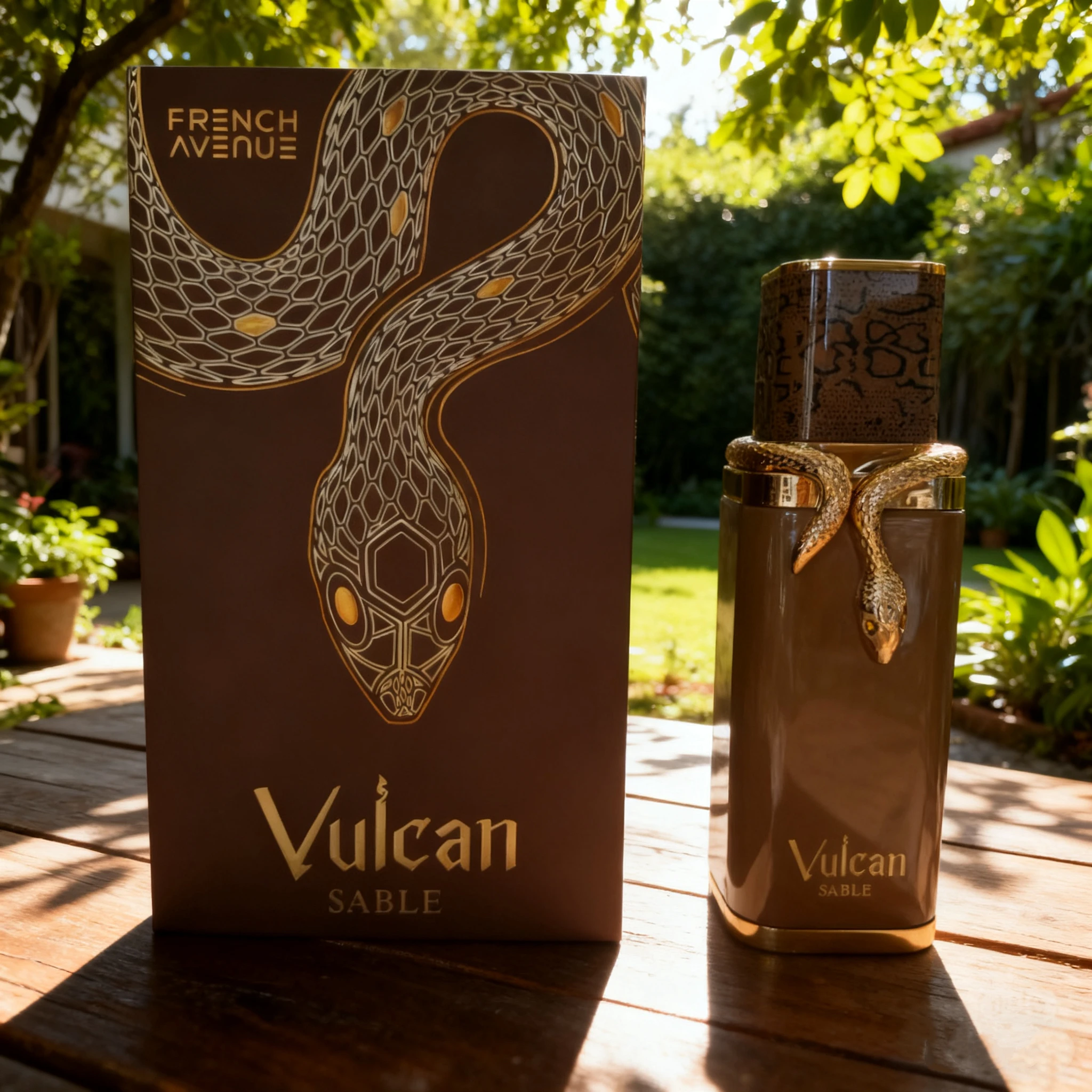 

Fragrance World French Avenue Volcano Series (Volcano Sable). 100ML, Halloween and Christmas gifts. Suitable for giving to lover