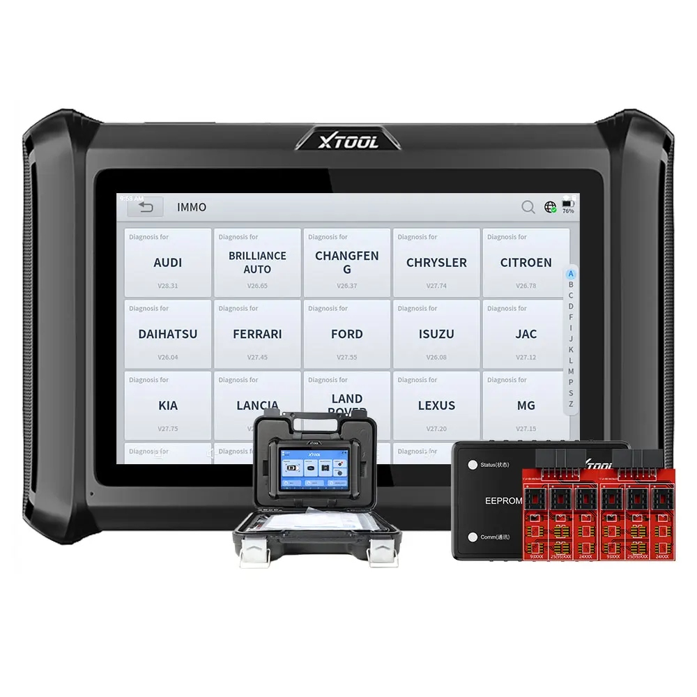 XTOOL X100 PADS V2.0 Programmeur de clés IMMO, Génération de clés OBD2 pour toutes clés perdues, Outils de diagnostic automobile tous systèmes, PK X100 PAD