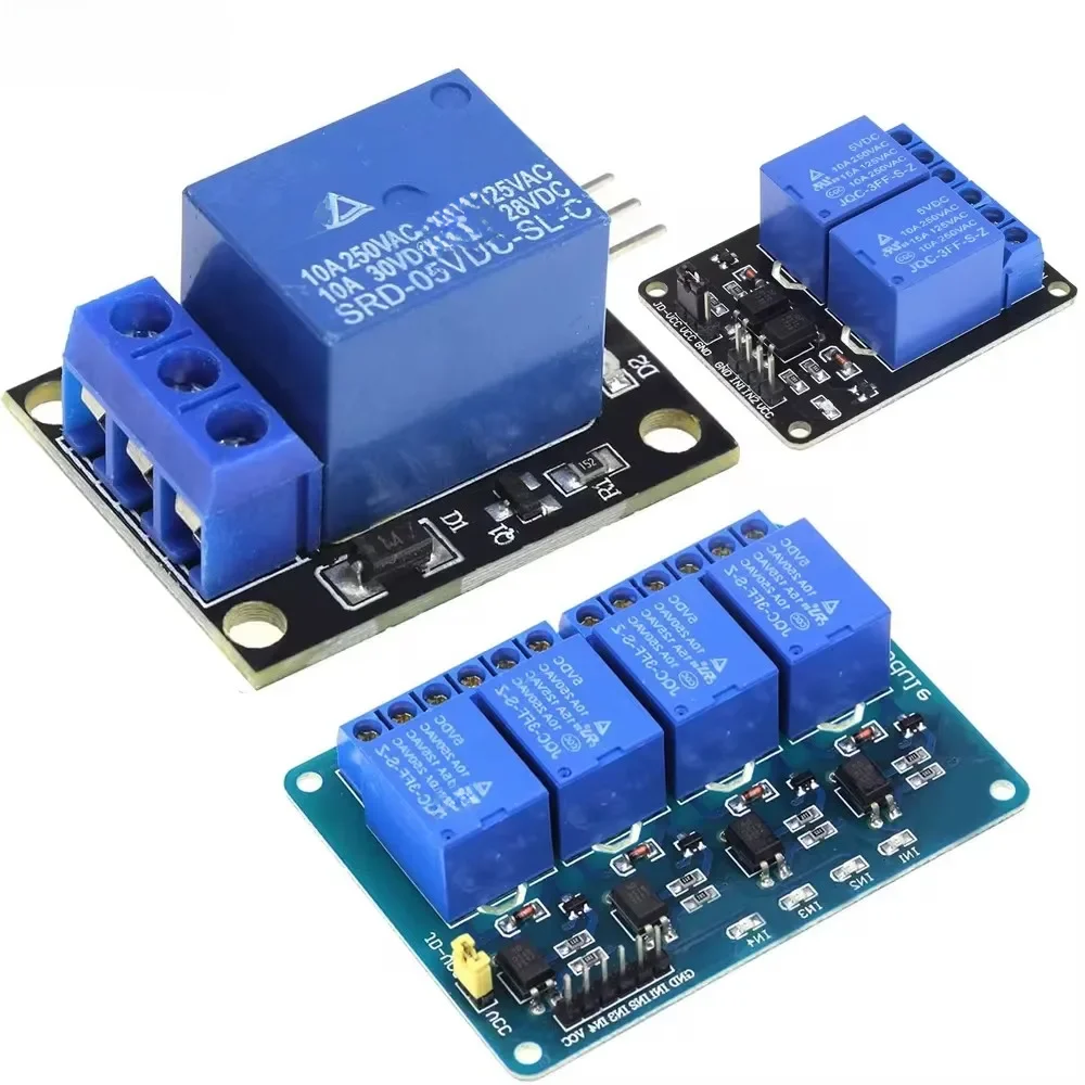 Wyzwalacz niskiego poziomu 5 V Jeden dwa cztery osiem 1 2 4 8-kanałowy moduł przekaźnika Płytka interfejsu PIC AVR DSP ARM MCU Shield Dla arduino — zdjęcie 2