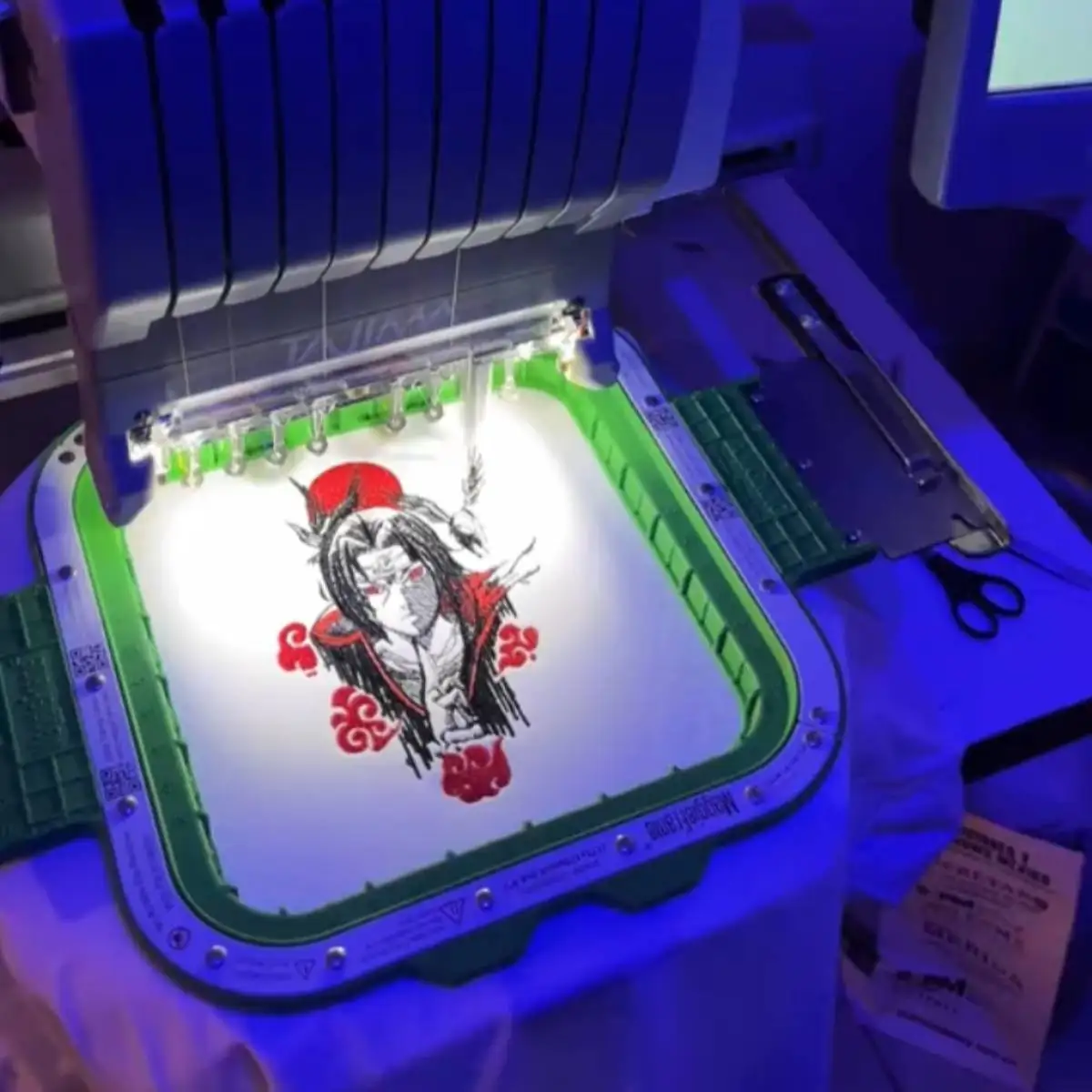 MaggieFrame MightyHoop Magnetic embroidery hoop for Tajima Juki SAI MDP-S0801C embroidery machine HoopMaster