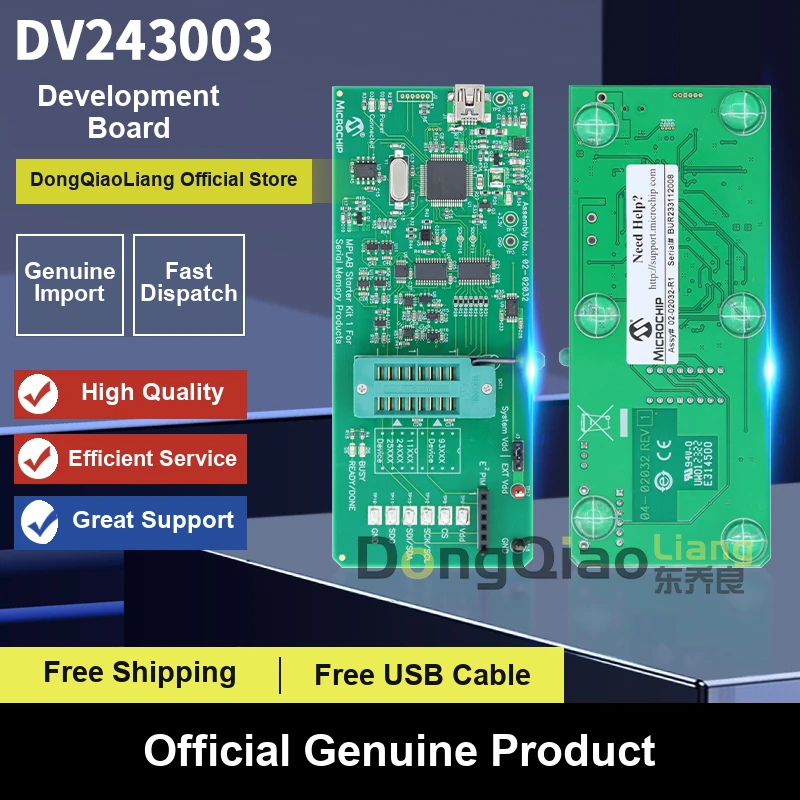 For DV243003: Serial storage product circuit board, serial EEPROM evaluation kit, development board, kit