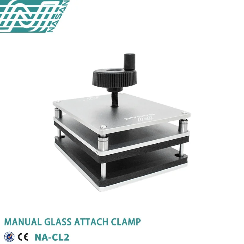 NASAN NA-CL2 Manual Glass Attach Clamp For Mobile Phone Repair LCD Screen Holder Universal Adjustable Clamping Fixture