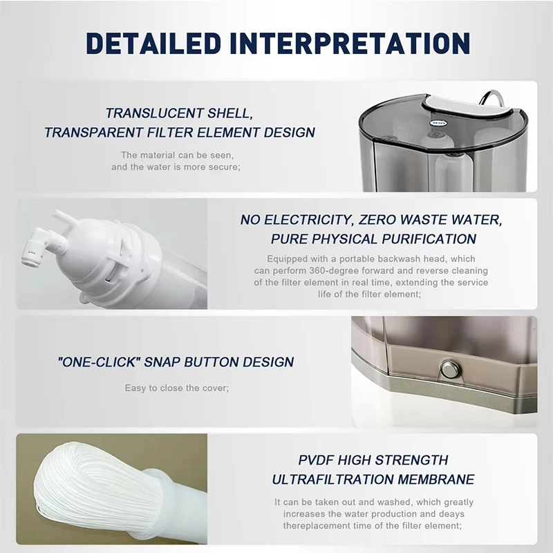 Machine de filtration d'eau à l'hydrogène napAlcalin