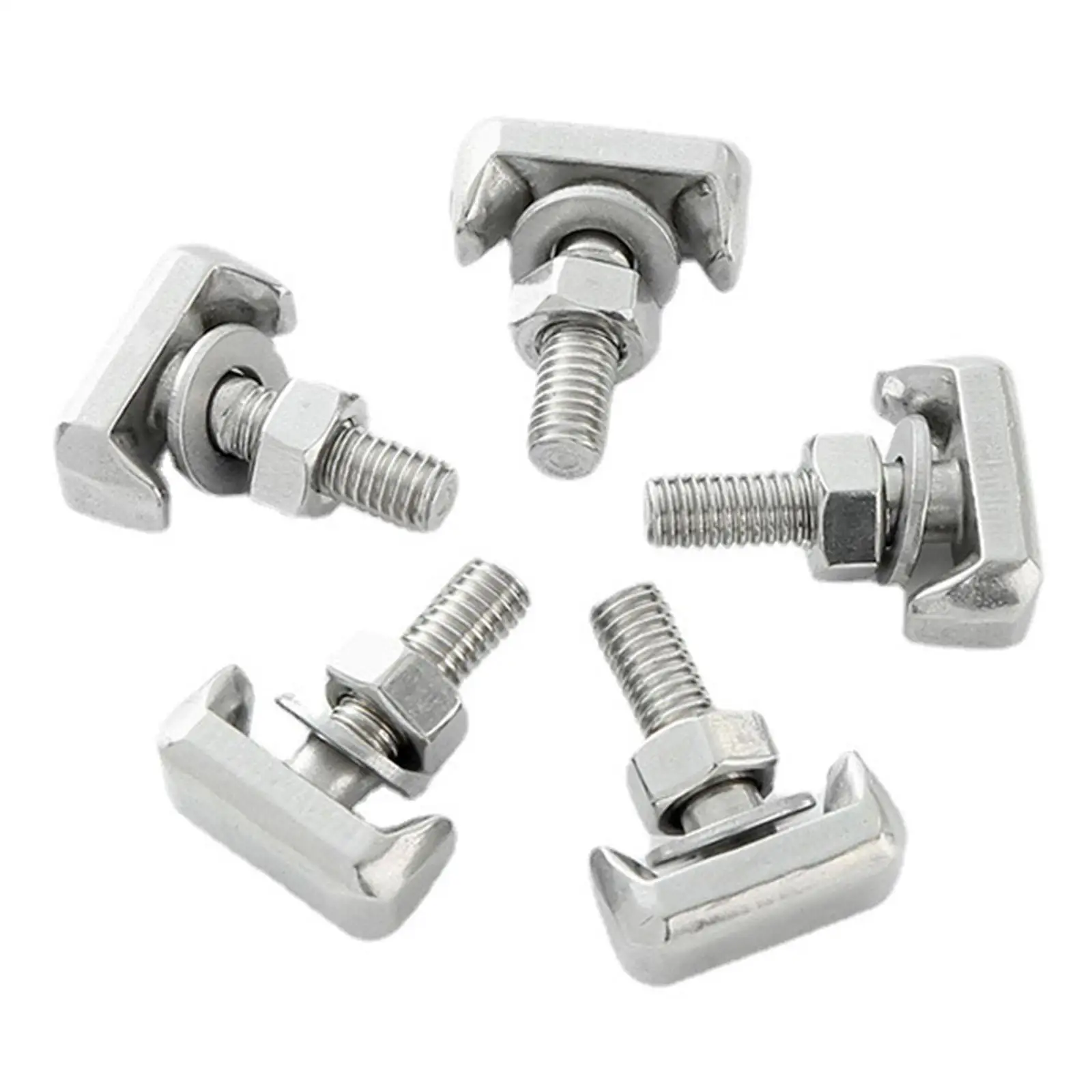 2 stks M6 * 22mm Vervanging Batterij Terminal Schroeven Batterij T Bolt Terminal Klem Rvs Batterij T Bolt terminal Klem