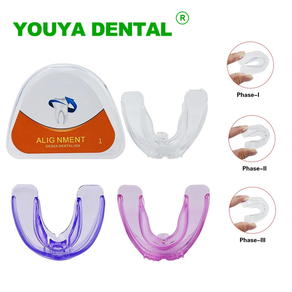 

Tooth Orthodontic Trainer Dental Braces Teeth Alignment Retainer Silicone Teeth Straightener Mouth Guard Braces Tooth Tray