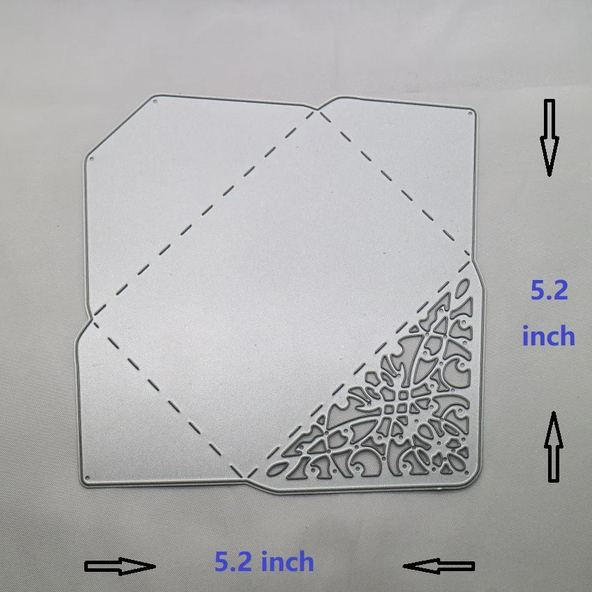 قوالب قطع ظرف الزهور لختم سكرابوكينغ ، أداة إنتاج الألبوم اليدوي ديي ، قطع قالب من الفولاذ الكربوني ، العفن #3