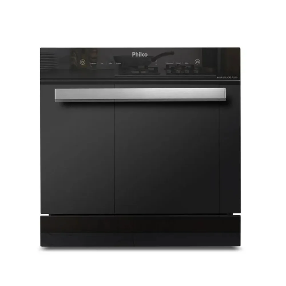 LAVA LOUÇAS PHILCO 10 SERVIÇOS 6 OPÇÕES DE LAVAGEM PLL10 PRETO