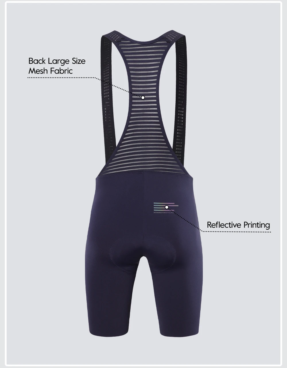 RION Herren Radsport-Trägerhose MTB-Tights Nahtlose Profi-Fahrradbekleidung Trägerhosen Italienische Dolomiti-Polsterung Rennrad-Ausrüstung – Detail 9