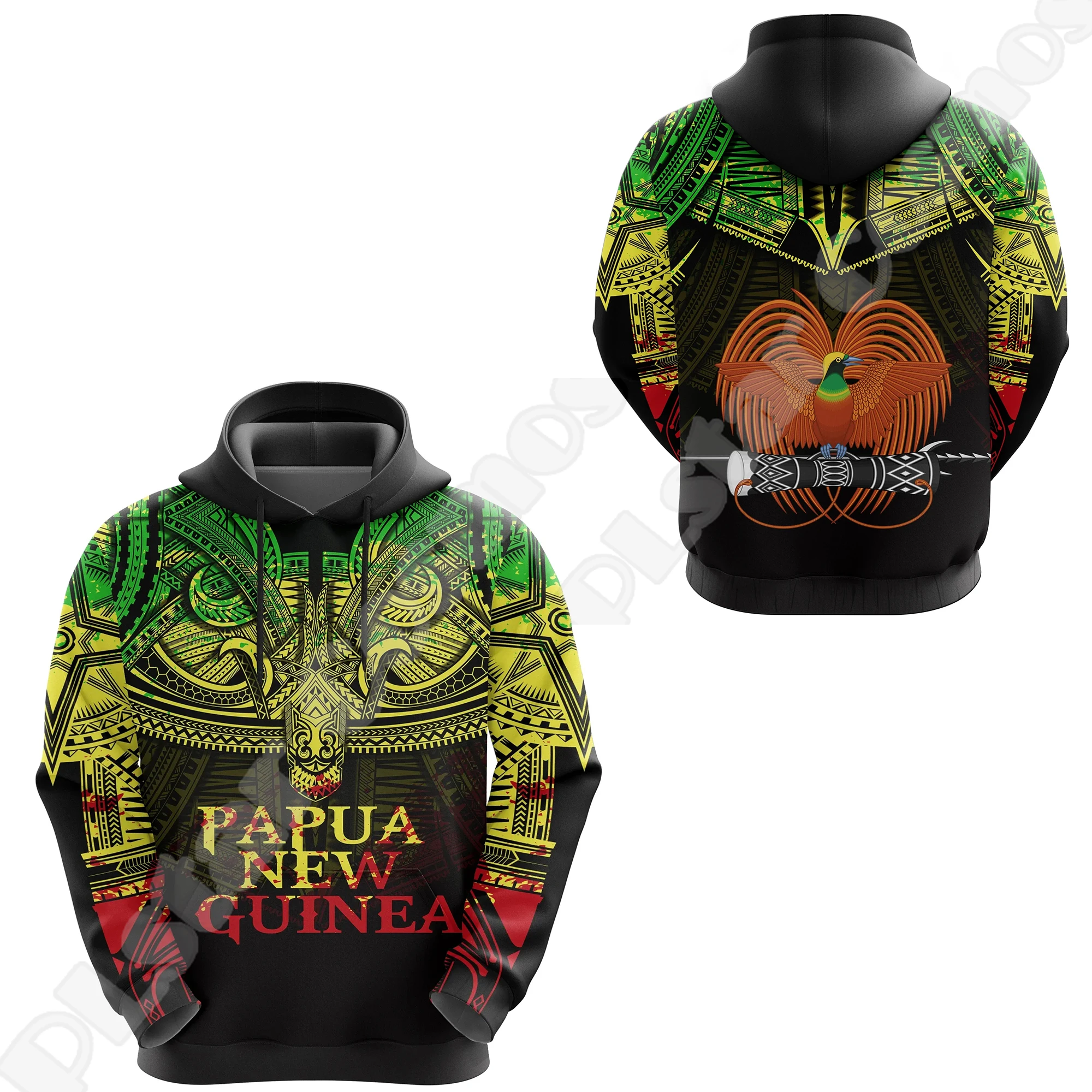 

NewFashion Islands Country Flag Papua New Guinea Culture Tribal Tattoo Retro 3DPrint Pullover Harajuku Casual Hoodies Jacket MA3