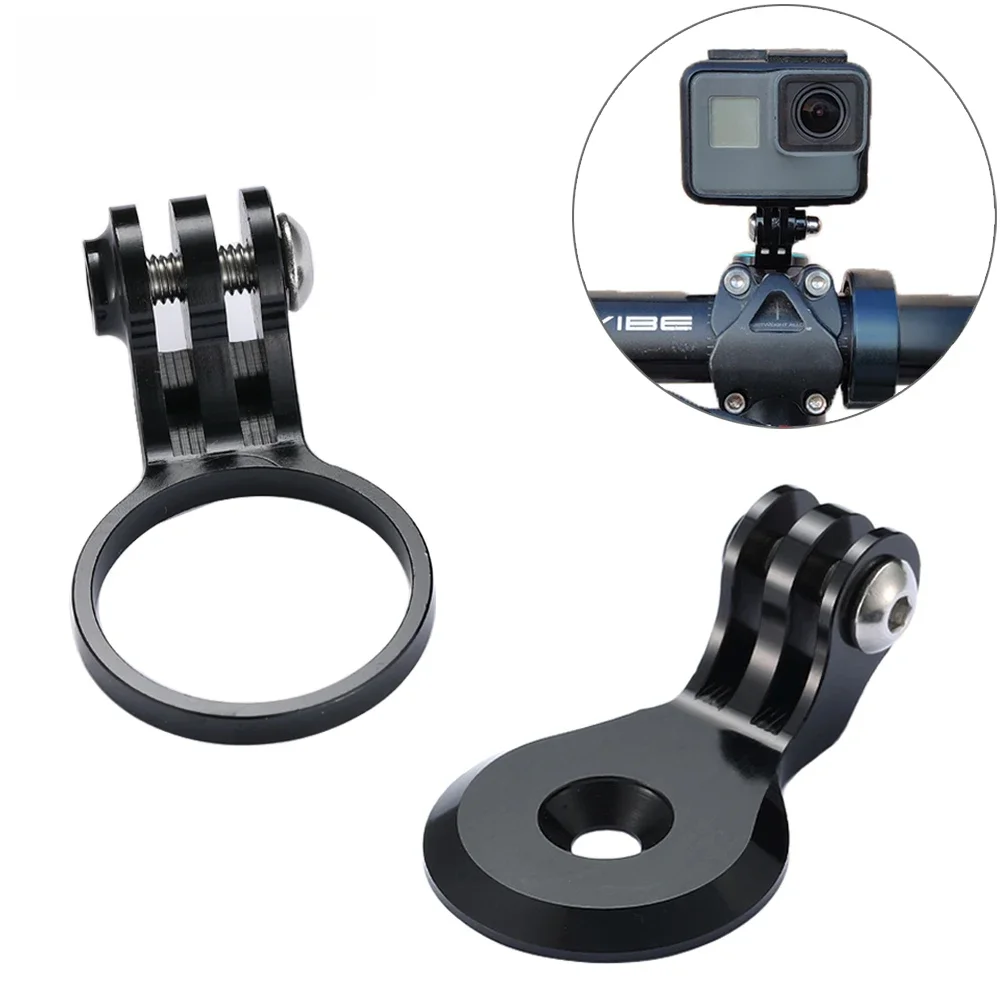 Aluminiowy uchwyt na kierownicę rowerową do Gopro, mocowanie na mostek kierownicy 28.6mm, akcesoria do kamer sportowych. — 2