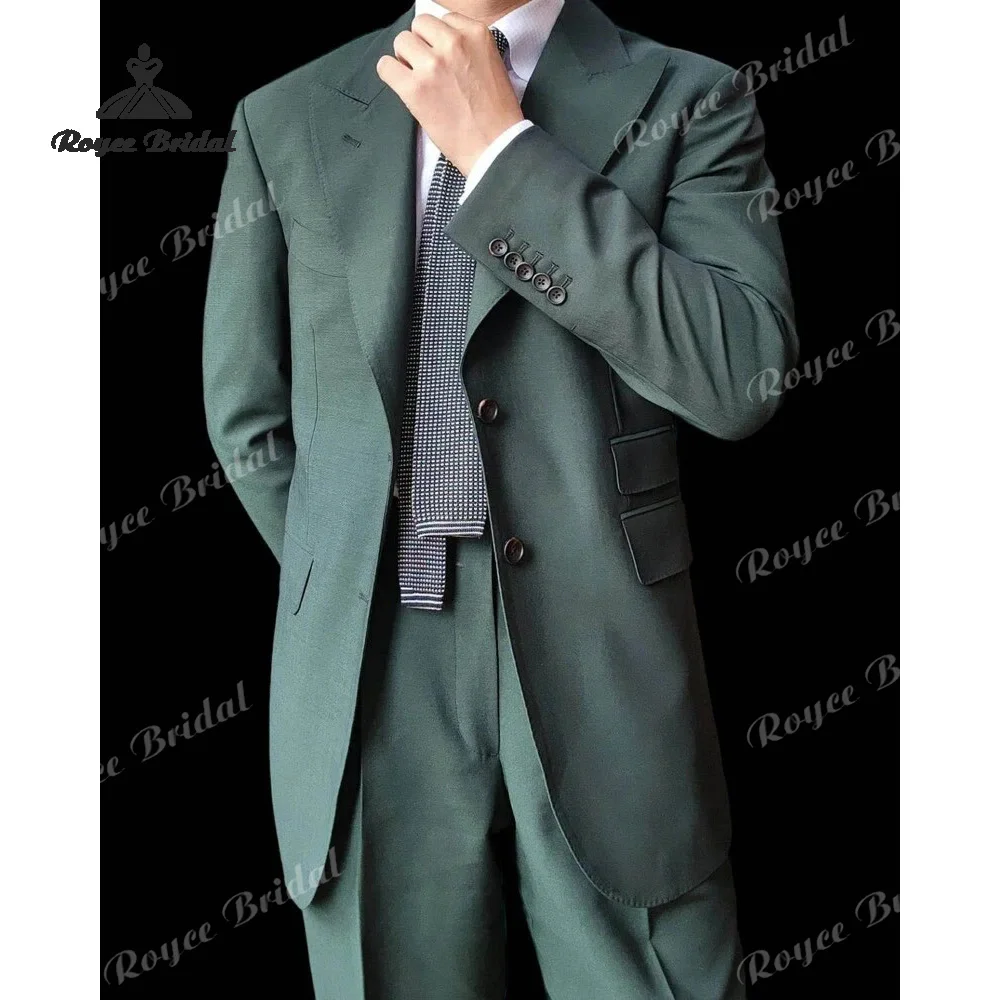 Notch Lapel Two Piece Single Breasted Men's Suit Wedding 2026 Slim Fit Casual Business Evening Suits costume homme mariage