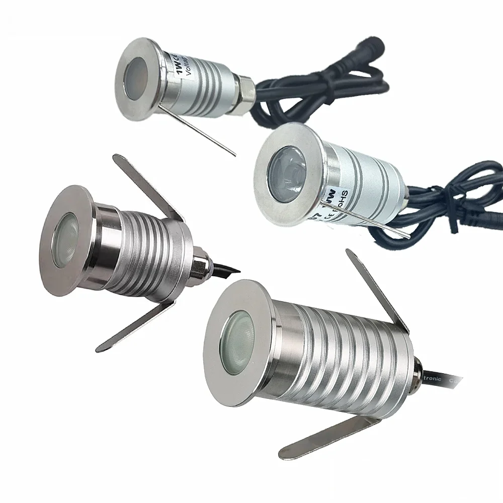 Outdoor 1W 3W Einbau LED U-licht IP67 Wasserdichte 12V Deck Lampe Garten Yard Quadratischen Landschaft Pathway treppen Spot Licht