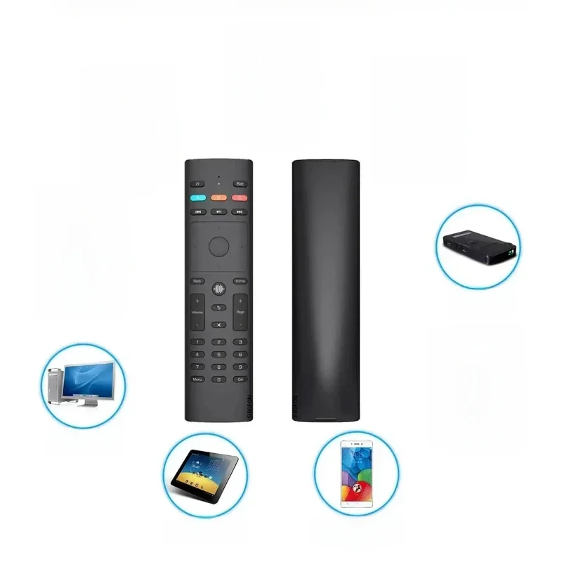 G40S Air Mouse 2.4Ghz bezprzewodowy mikrofon głosowy czujnik żyroskopowy 33 klawisze IR do nauki zdalne sterowanie dla Android Smart TV opakowanie PC — zdjęcie produktu 7
