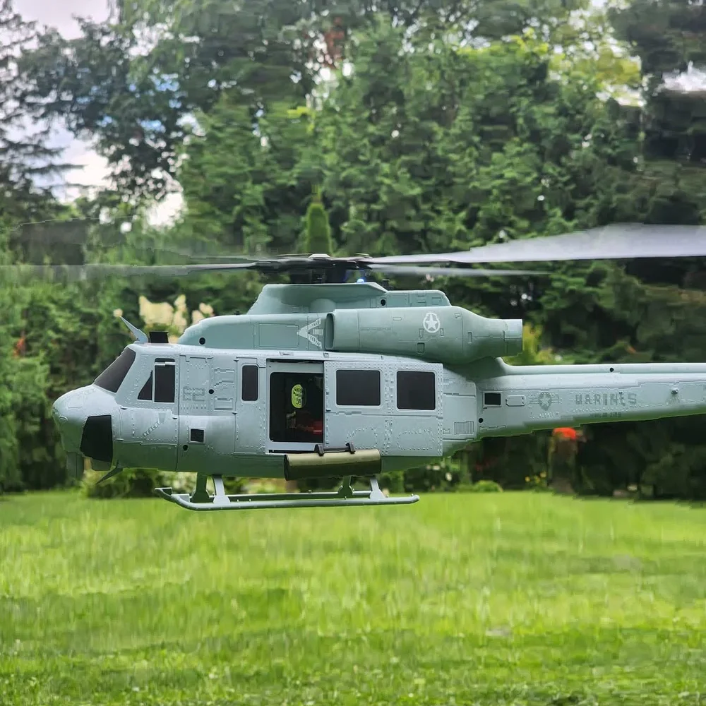 GOOSKY E2 UH-1Y ثلاثية الأبعاد RC هليكوبتر UH-1Y السم هليكوبتر هواية في الهواء الطلق متعة التحكم عن بعد ألعاب هليكوبتر هدايا عيد الميلاد