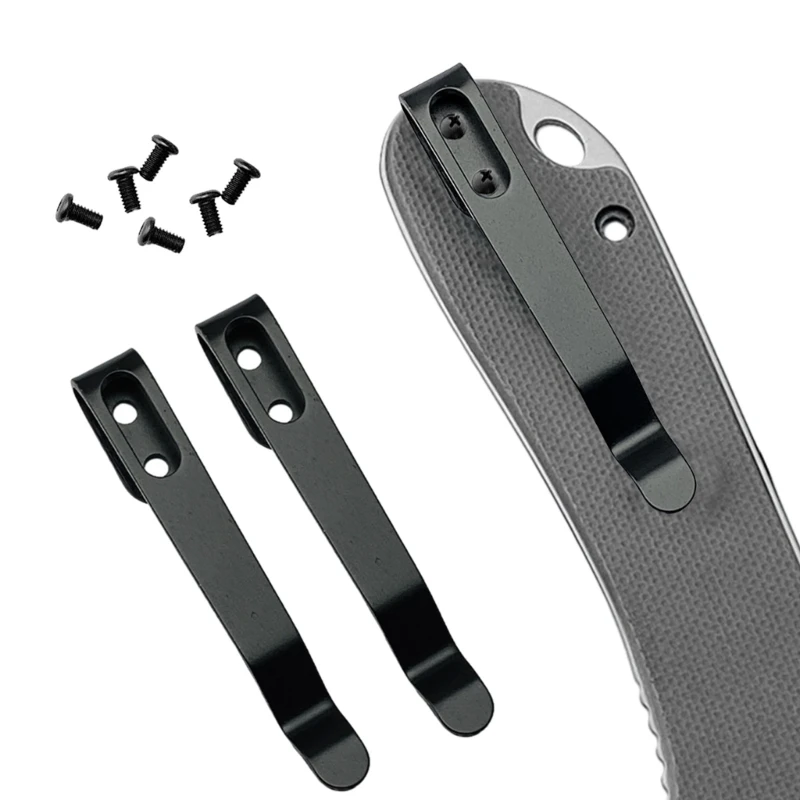 Holster Clips K Sheath Waist Clip Accessory 420 Stainless Steel DIY Folding Knife Sheath Back Clip Scabbard Carrying Waist Clip