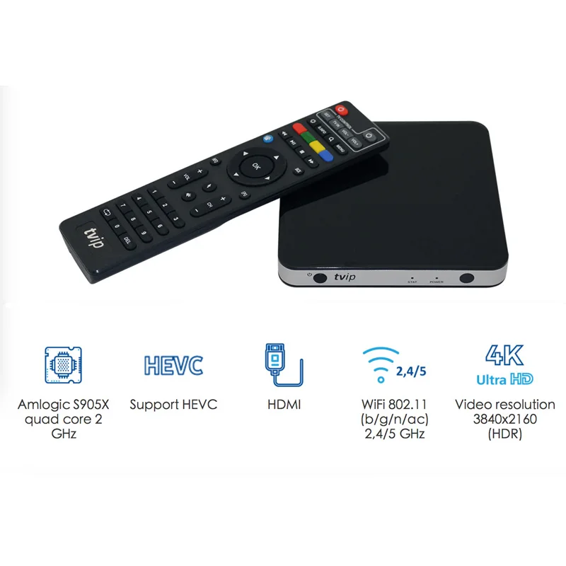 

5 шт./лот Tvip605 TV Box Linux & Android Iptv Box H.265 3840x2160 Quad Core 2,4G 5G Dual WiFi Set Top Box Smart Media Player