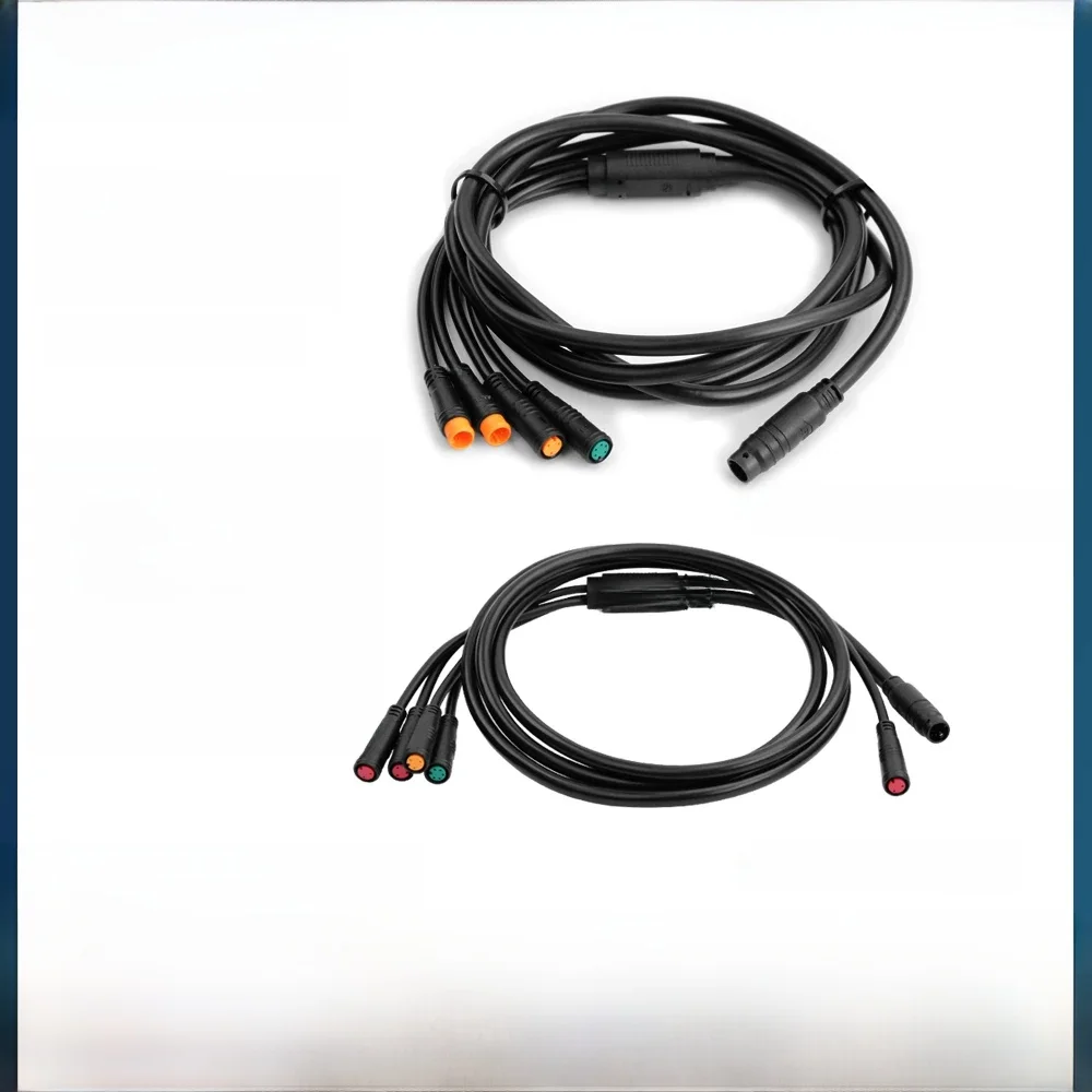 AliExpress JULET Waterproof Cable 8 Pins/9 Pins 1TO4/1TO5/1TO2 Cable Leads Wires For KT Controller Motor Throttle Brake Display
