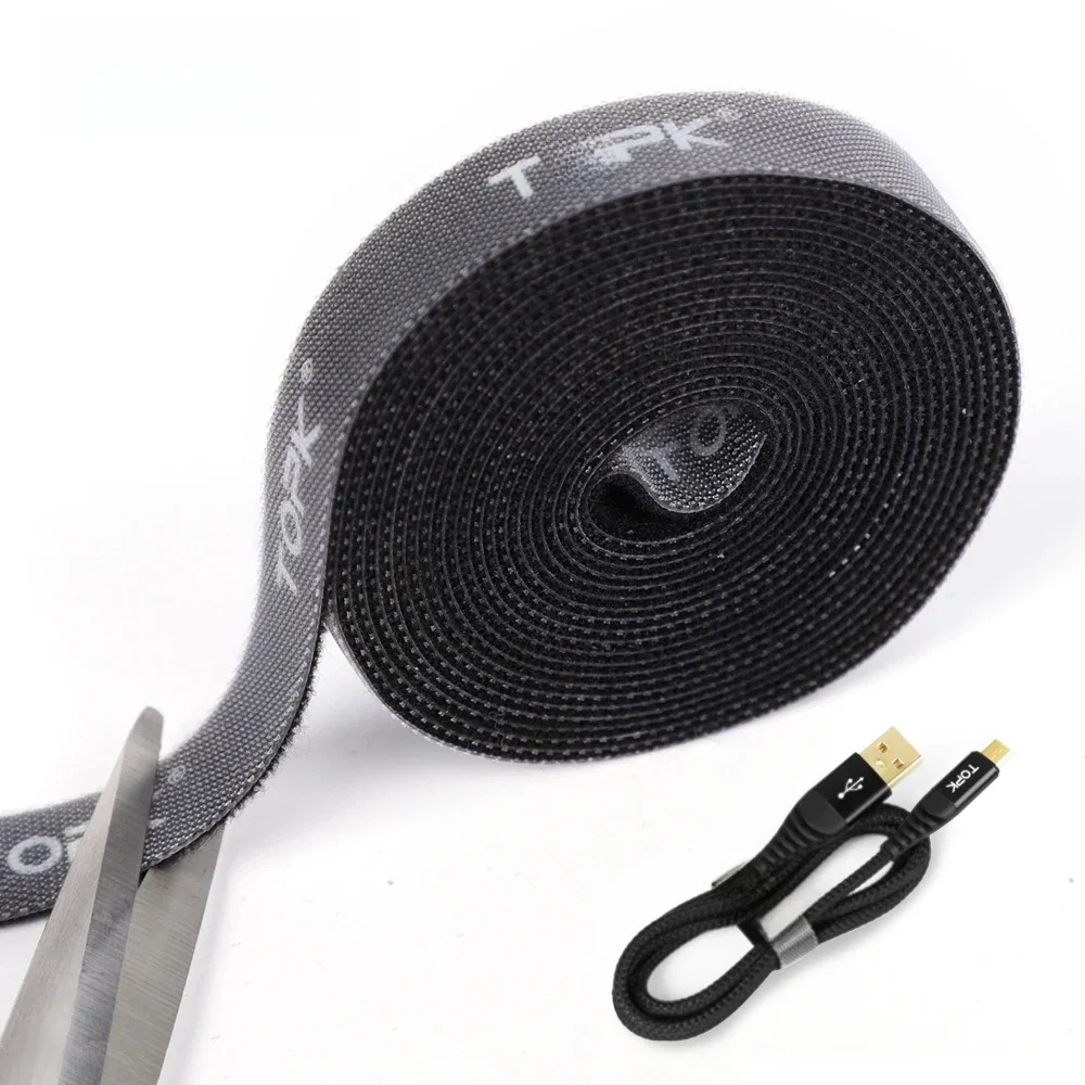 TOPK organisateur de câbles enrouleur de fil USB gestion des câbles chargeur protecteur pour iPhone Samsung Xiaomi écouteur support de câble