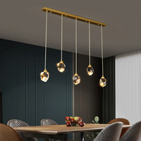 Ceiling Pendant Lamp Home Decoration Living Room Modern Ceiling Chandelier LED Crystal Nordic Light Bedroom Lustre Lighting Lamp