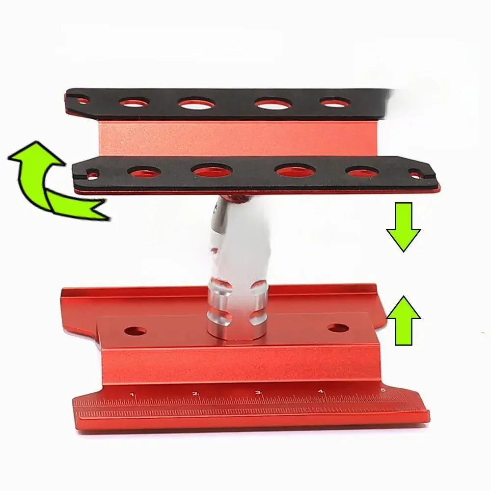 Station de réparation en métal, support de travail, plate-forme d'assemblage pour voiture RC 1/10 1/8 Traxxas TRX-4 Axial SCX10 90046 D90 RC chenille Tamiya HSP
