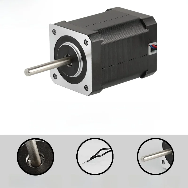 Silnik krokowy Kraken o wysokim momencie obrotowym NEMA 17 V2 D3vil Design | 104GT-2 dla drukarek 3D K1 K1C K1 Max, Voron VzBot (okrągły wał) — zdjęcie produktu 7