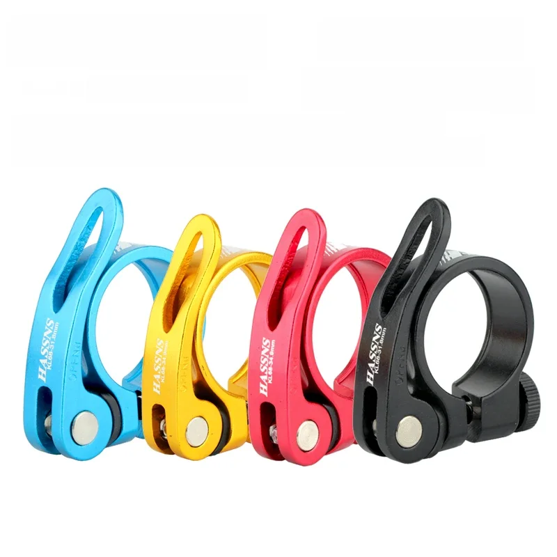 AliExpress HASSNS Seatpost Clamp Quick Release Seat Close Bicycle Saddle Closure Mtb 31.8 34.9MM Bike Frame