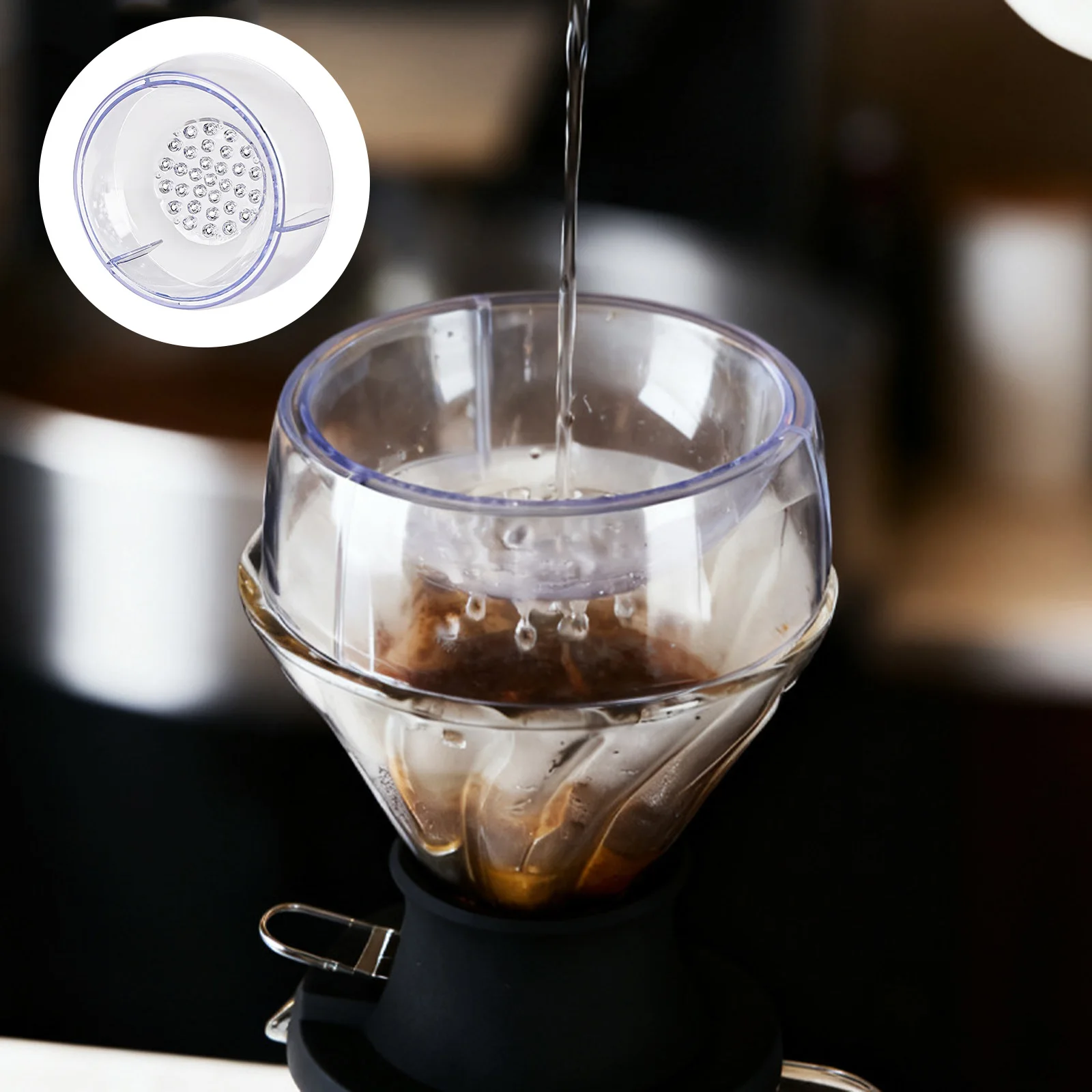 Home Coffee Dripper Pour-Over Kitchen Brew Shower Tool - Coffee Drips Assist for Perfect Cup at Home