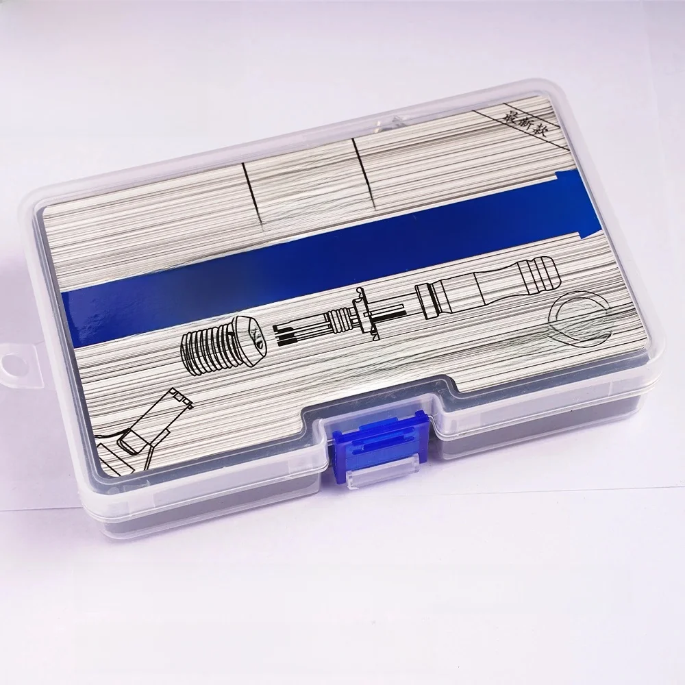 HUK Professional Ensemble de sélection de verrouillage tubulaire à 7 broches (7,0/7,5/7,8 mm) - Outils étendus à haute résistance pour distributeurs automatiques et coffres-forts