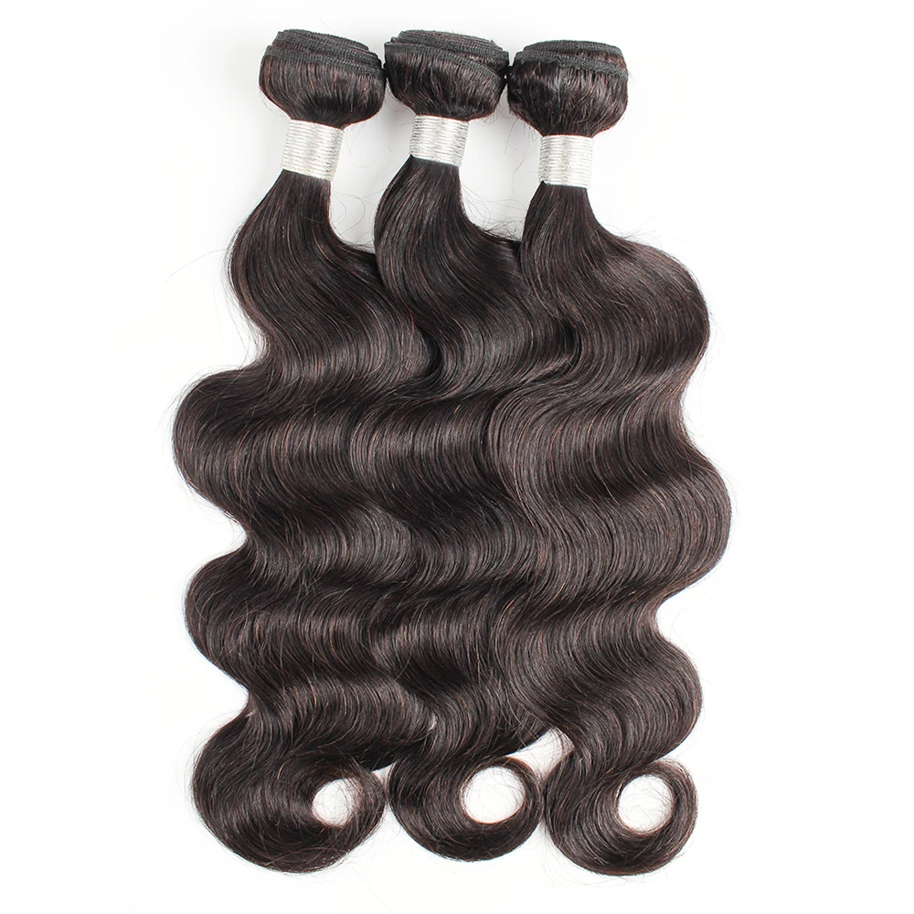 Body Wave Human Hair Bundles 1pc/ 2pcs/ 3pcs/Lot 30 Inch Natural Black Color Remy Indian Hair Double Weft Smooth Extensions