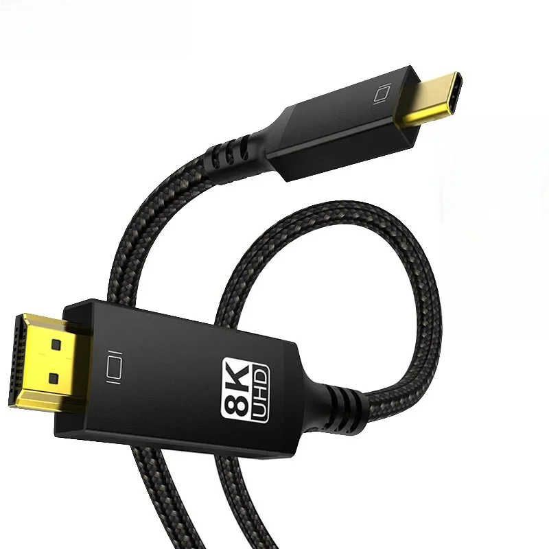 Kabel USB C do HDMI 8K@60Hz 4K@120Hz Kabel HDTV typu C do HDMI do konwertera TV MacBook Air iPad Adapter USB-C HDMI — zdjęcie produktu 7
