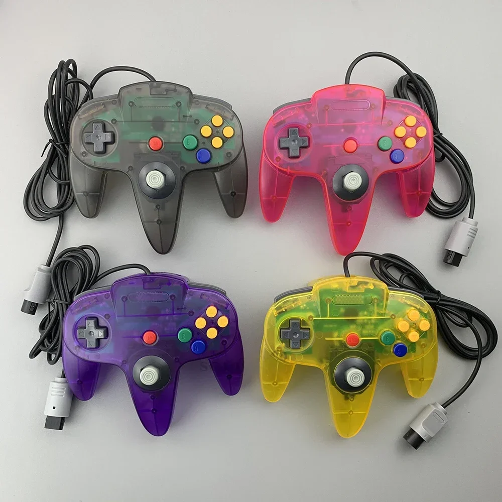 Manette de jeu filaire pour NS 64 hĂ´te N64 manette de jeu pour jeux de Console classique Nintend 64 pour ordinateur Mac PC